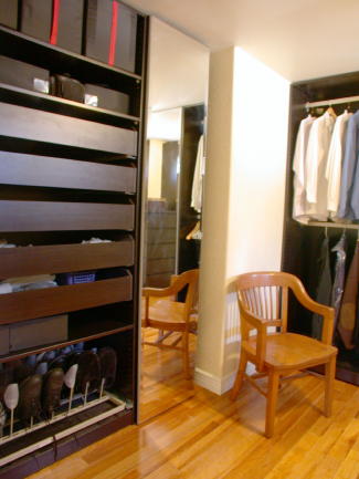 Master closet photo